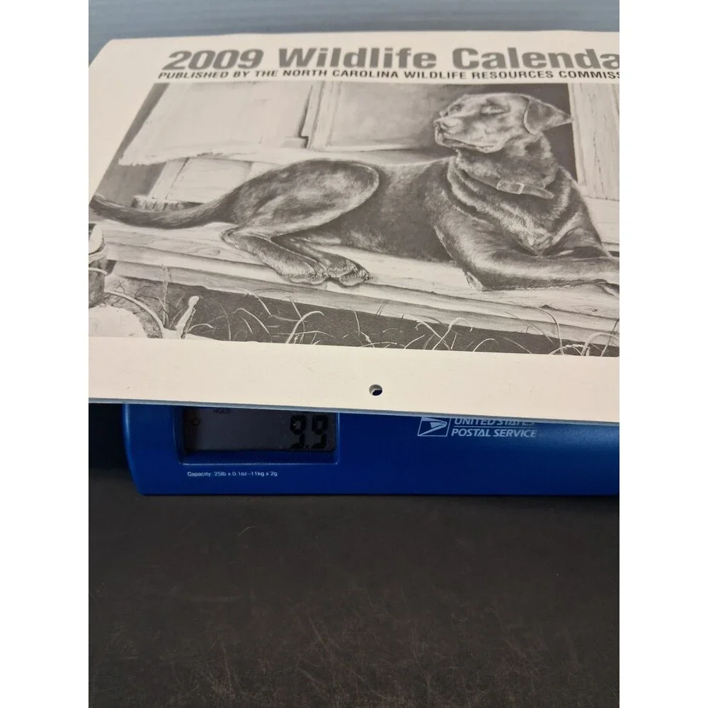 North Carolina Wildlife Commission wall calendar